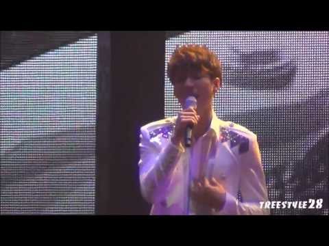 130809 INFINITE ONE GREAT STEP in Seoul With Woohyun Fancam