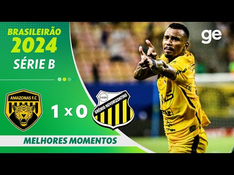 Gols e lances de Amazonas x Novorizontino