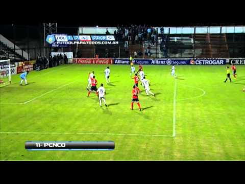 Gol de Penco. Douglas 1 Independiente 2.Fecha 39.Torneo Primera B Nacional.Fútbol Para Todos