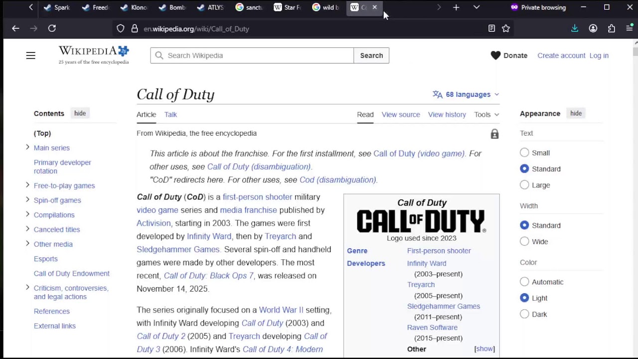 COD: Infiniti Q50 Warfare