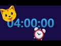 4 Hour TIMER (countdown) with 15 min LOUD ALARM ⏱⏱