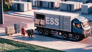 What are the benefits of packing ESS into a container
