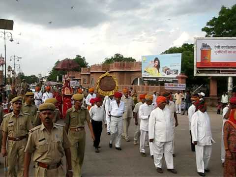 Teej Festival Bikaner Rajasthan,The Royal Procession of  Goddess Teej (Bikaner)