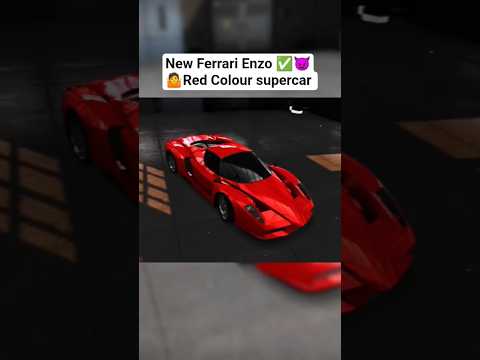 New Ferrari Enzo Red Colour supercar 🤯✅☠️#ferrari #car #sports #new #supercars #humor #cars
