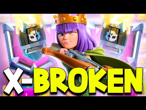 THE MOST *BROKEN* X-BOW DECK TO EVER EXIST 🏆 - Clash Royale
