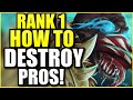 (CHALLENGER ELO) THE RANK 1 PYKE SHOWS YOU HOW TO ABSOLUTELY DESTROY PRO PLAYERS!