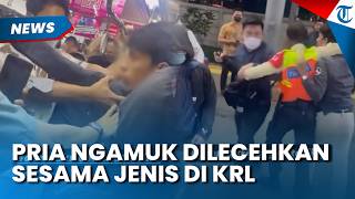 Geger Pria Murka Dilecehkan Sesama Jenis di KRL, Korban Sontak Ajak Duel Pelaku