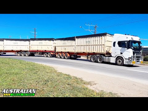 Australian Scania Road Train Compilation #1