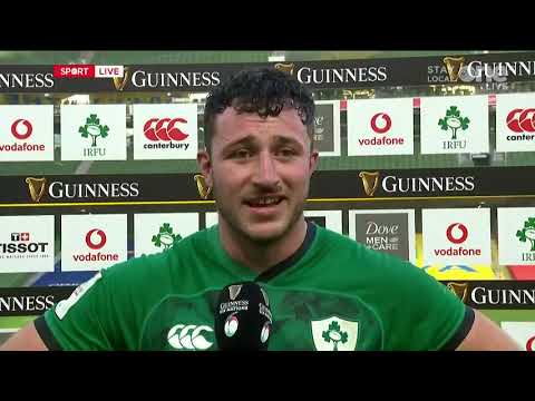 Will Connors on his Man of the Match performance on his Ireland debut.