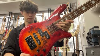Video thumbnail for Spector / EuroBolt 4 / InfernoRedGross 【Test Play】 by Bass Sound Maniac
