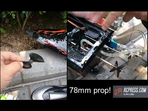 RC techtip: Very large propeller for larger RC boats