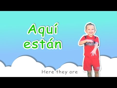 🎶 😊 ¿Dónde Están las Partes del Cuerpo? 😊 Spanish Body Parts Song for Moving and Dancing!!