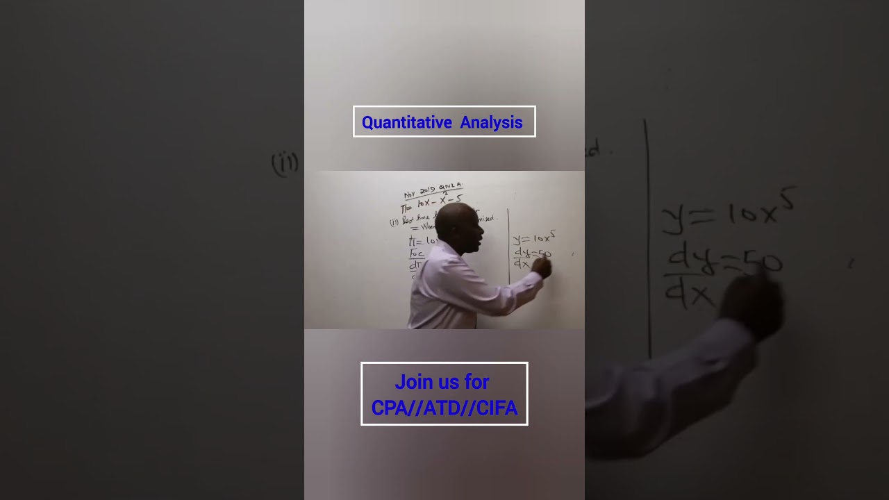 quantitative  Analysis//CPA KENYA #accounting #finance #kasnebstudents