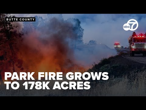 California wildfire now 178K acres, structures lost, evacuations underway