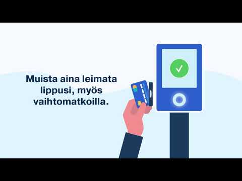 Näin matkustat Ratikalla - Lipun leimaaminen