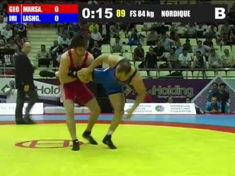 Ehsan Lashgari (Iran) vs Dato Marsagishvili (Georgia) 84kg 2012 Freestyle World Cup