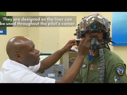 F-35 Helmet Fitting HMDS III Helmet Liner Specific to Pilot