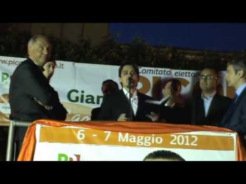 Comizio di Gianni Picone - intervento di Marco Abbruscato