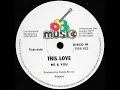 ME & YOU ♦ This Love / Which Love (Dub) {DEB 12" 1979}