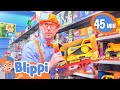 Blippi LEARNS Colors At A Toy Store Blippi Meekah Challenges And Games For Kids