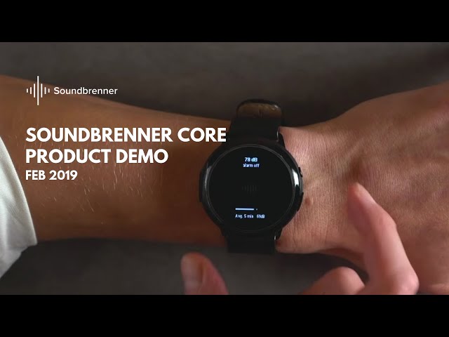 Video teaser for Soundbrenner Core Demo (Feb 2019)