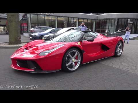 FIRST Ferrari LaFerrari Aperta in the Netherlands - Start Up & Drive off