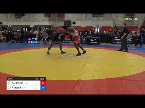 GR/GR 97 KG - QF - Khymba Johnson (NYAC) Vs. Nicholas Boykin (SKWC)