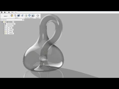 Fusion 360 - Klein bottle