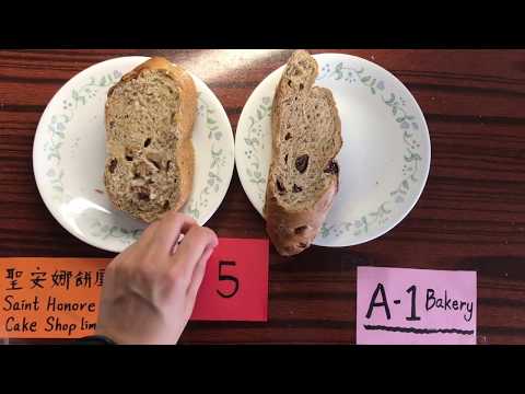 Características dos pães - Saint Honore Cake Shop VS A-1 Bakery