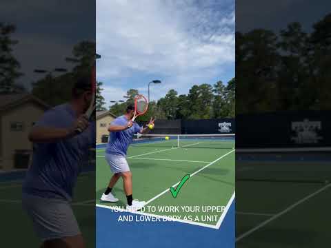 The tennis forehand technique - how to hit an angle