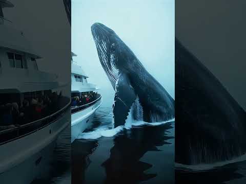💥🐋Blue Whale Attacks Boat
