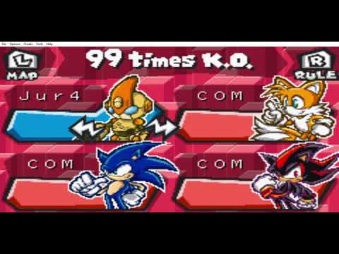 Sonic Battle:Battle Mode to 99pts 0 KO´s Expert COM