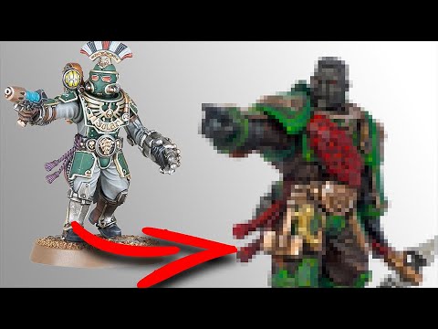 Kitbashing Salamander Chapter Serfs - Nocturne Auxilia