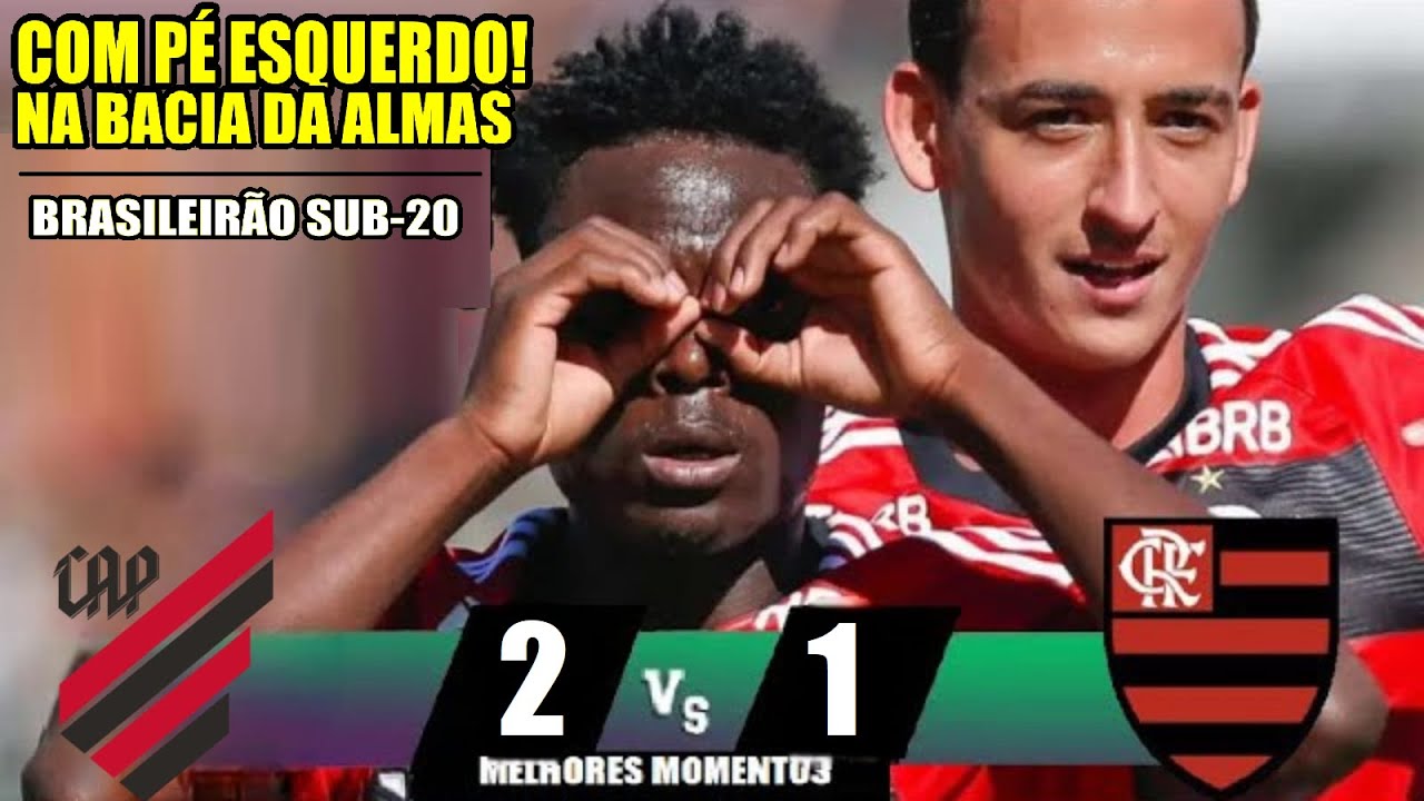 MELHORES MOMENTOS - ATHLETICO-PR 2x1 FLAMENGO - ESTREIA BRASILEIRÃO SUB-20 GOL GUILHERME 2ª RODADA