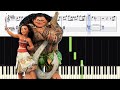 Alessia Cara - How Far I'll Go (Moana) - Piano Tutorial + SHEETS