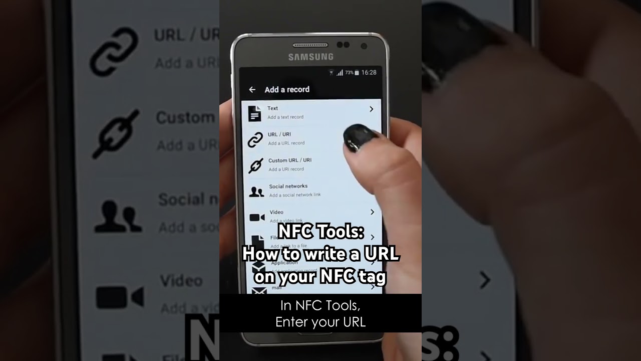 NFC Tools: How to write a URL on your NFC tag