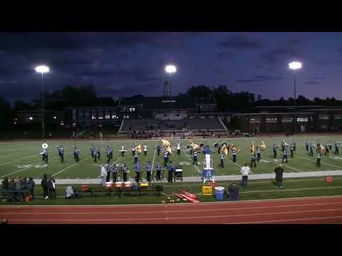 2015 10 16 MHS Warrior Band Pre Game show at Rumson