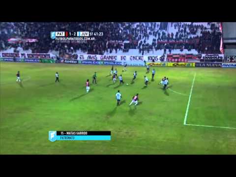 Gol de Garrido. Patronato 1 - Juventud Unida 2. Fecha 20. Primera B Nacional. FPT