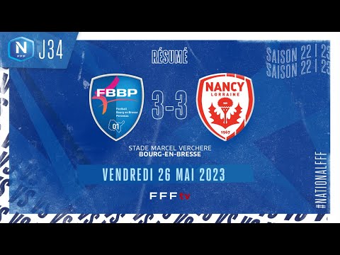 J34 I Bourg-Péronnas 01 – AS Nancy Lorraine (3-3), le résumé | National FFF 2022-2023