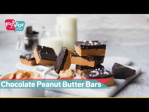 No Bake Chocolate Peanut Butter Bars Recipe | Easy Chocolate Peanut Butter Bars
