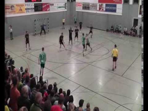 Irres Rückhandtor von  Ronny Eckert beim MHV-Oberliga Spiel LHV Hoyerswerda gegen HCE Halle