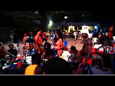 RIVER NUMBER 2 BEACH (Sierra Leone) (VIRTUAL WALK) Beach Party | Peaceful Walk