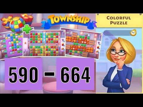 Township Colorful Puzzle Gameplay | LEVEL 590 - 664