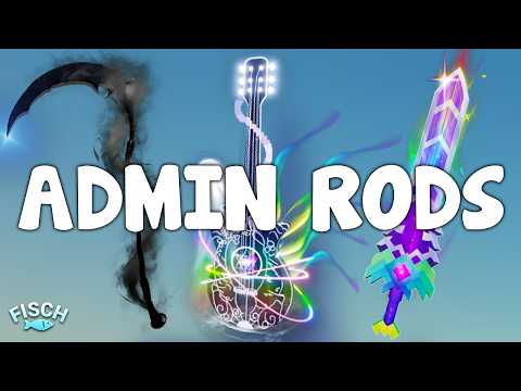 HOW TO GET THE LATEST OP RODS IN FISCH(admin rods + secret rod) ROBLOX