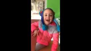 3 year old McKenna sings BOMBA by Sean Kingston