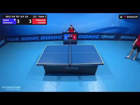 18:50 Valerii Tatarynov - Oleksandr Ivashkin 02.10.2023 TT Euro.Cup Star. TABLE 3