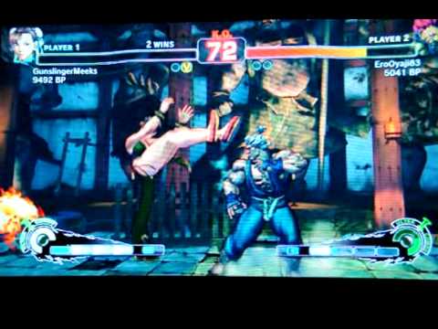SSF4 X360 GunslingerMeeks (CH) vs EroOyaji83 (AK) Part Deux