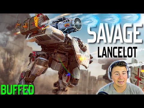 The Buffed ULTIMATE Lancelot Goes BERZERK - 400,000 HP Machine | War Robots
