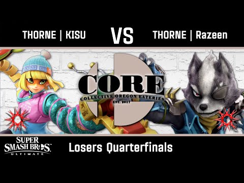 THORNE | KISU (Min-Min) vs THORNE | Razeen (Wolf) - Ultimate Losers Quarterfinals - Smash @ CORE #29
