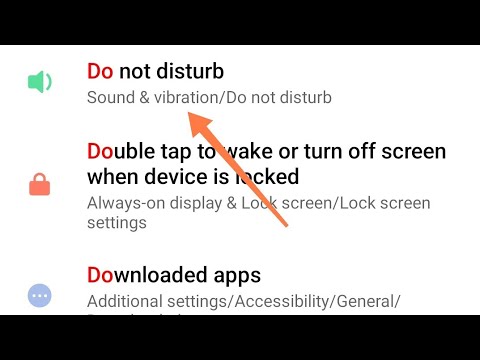 do not disturb setting, redmi note 7 me do not disturb on off kaise kare